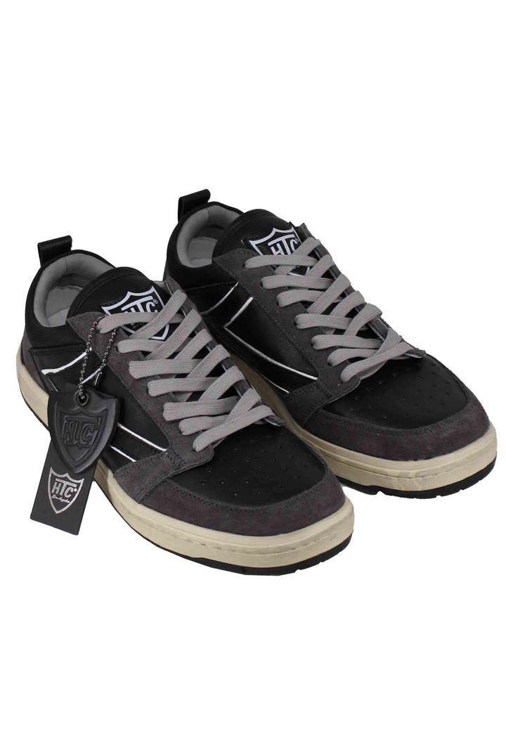 Spatarella Sneakers uomo Starlight Bicolor in pelle nera Nuovo