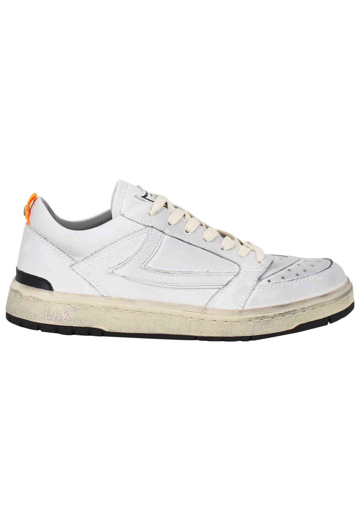 Spatarella Sneakers uomo Starlight Shield in pelle bianca vintage Promozione