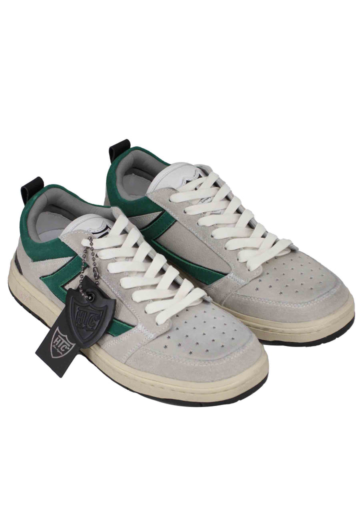 Spatarella Sneakers uomo Starlight Suede in camoscio grigio Pezzi Unici