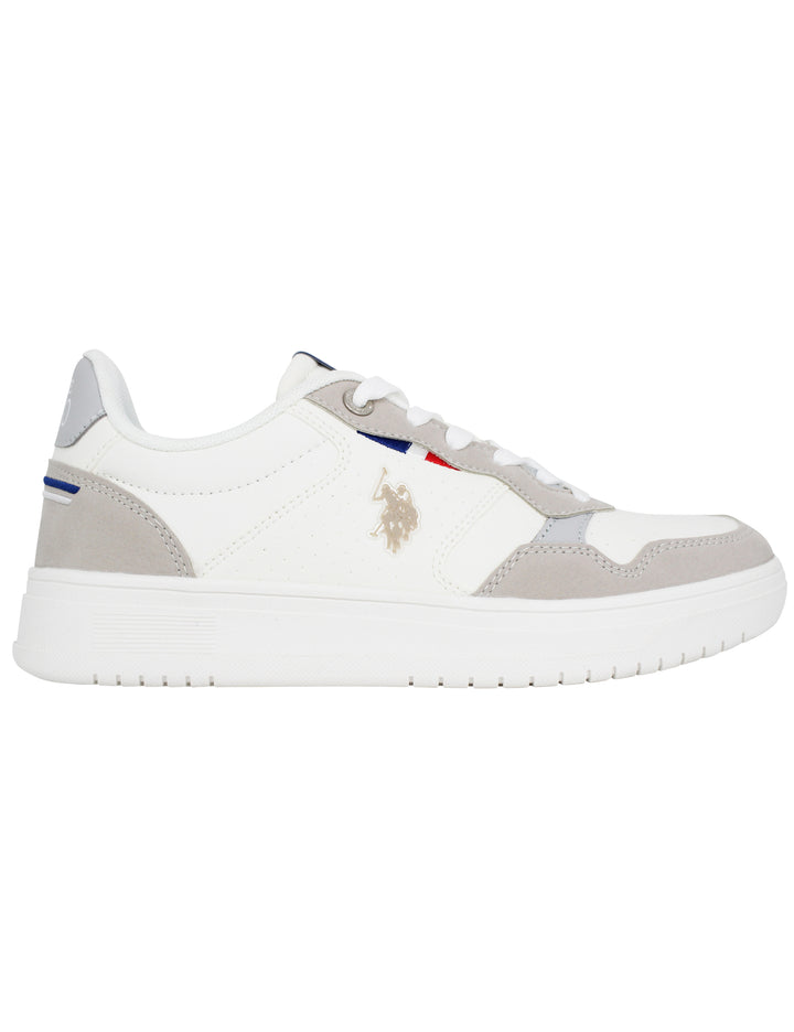 Spatarella Sneakers uomo in eco pelle vintage bianco e beige Convenienza