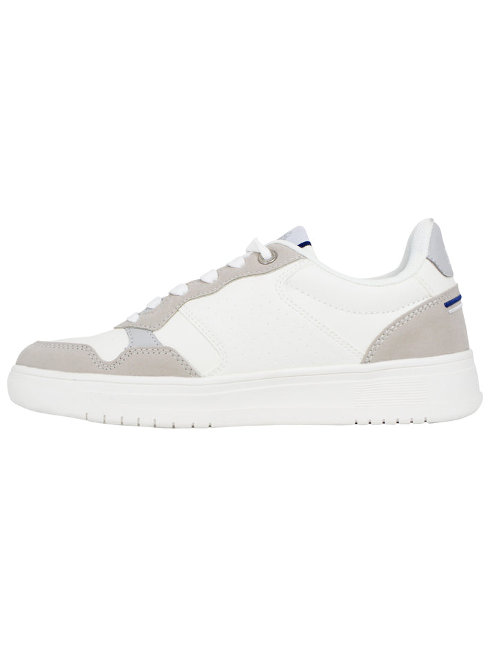 Spatarella Sneakers uomo in eco pelle vintage bianco e beige Convenienza