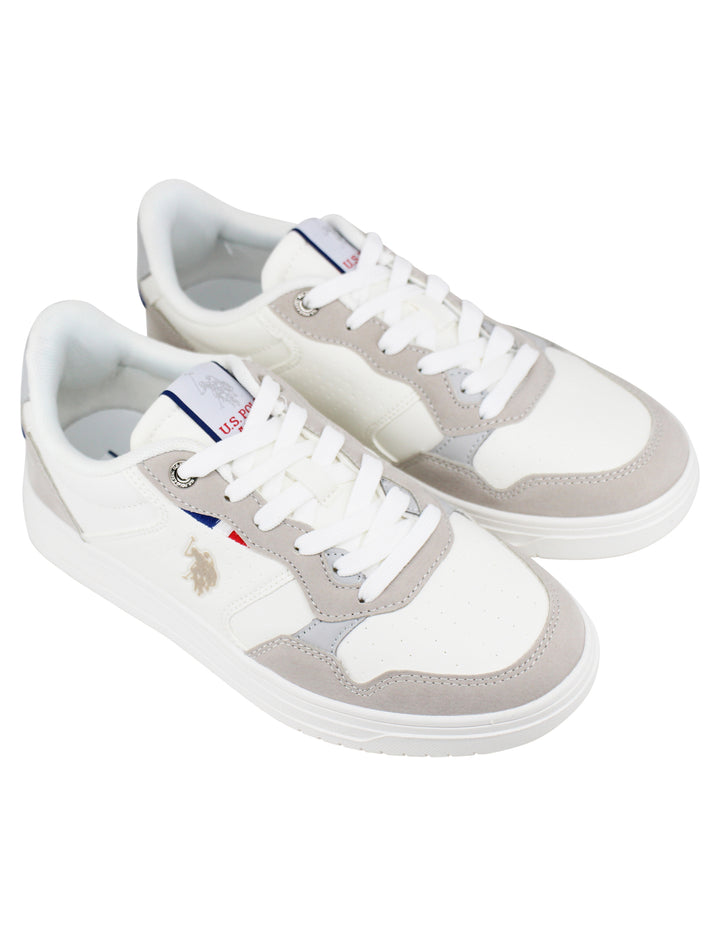 Spatarella Sneakers uomo in eco pelle vintage bianco e beige Convenienza