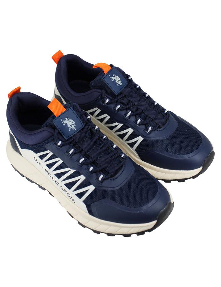 Spatarella Sneakers uomo in tessuto tecnico blu Novità