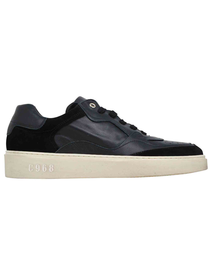 Spatarella Sneakers uomo in pelle nera Outlet