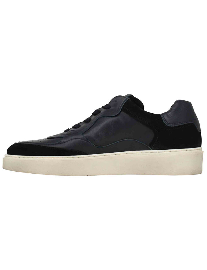 Spatarella Sneakers uomo in pelle nera Outlet