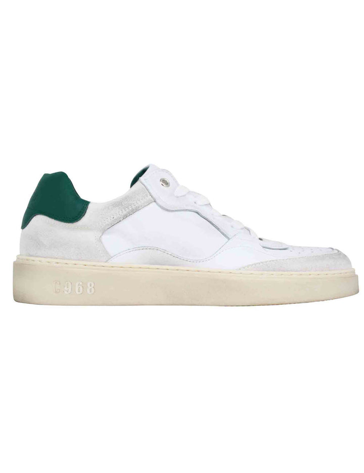 Spatarella Sneakers uomo in pelle bianca In Vendita