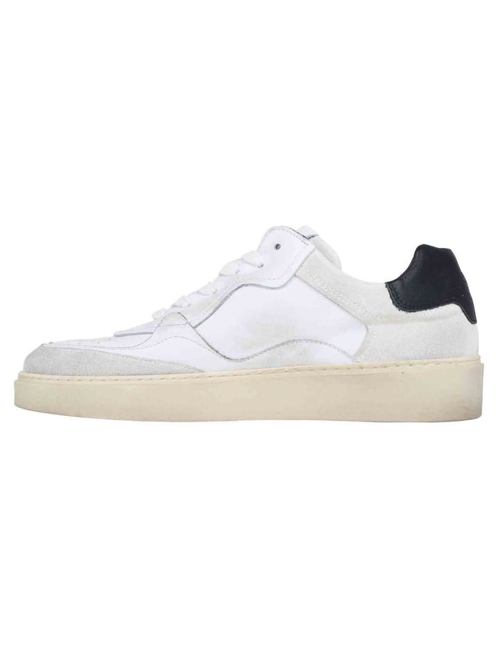 Spatarella Sneakers uomo in pelle bianca Saldi