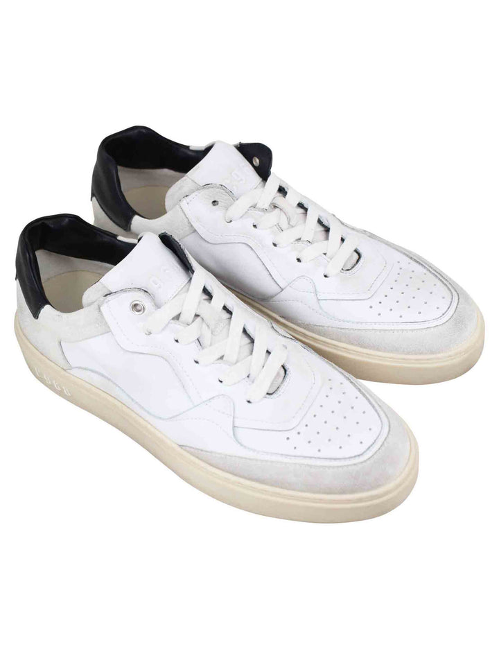 Spatarella Sneakers uomo in pelle bianca Saldi