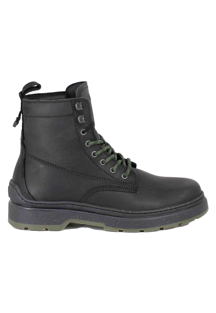 Spatarella Stivaletti anfibi uomo in pelle vintage nera Red Rock Boot Offerte esclusive