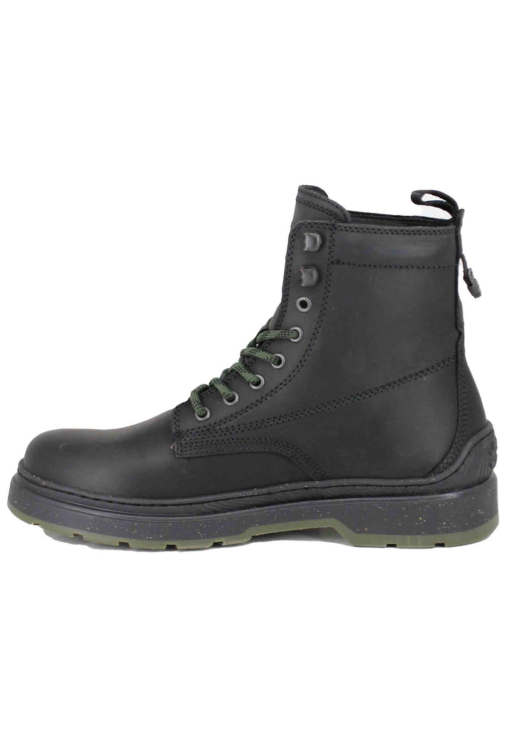 Spatarella Stivaletti anfibi uomo in pelle vintage nera Red Rock Boot Offerte esclusive