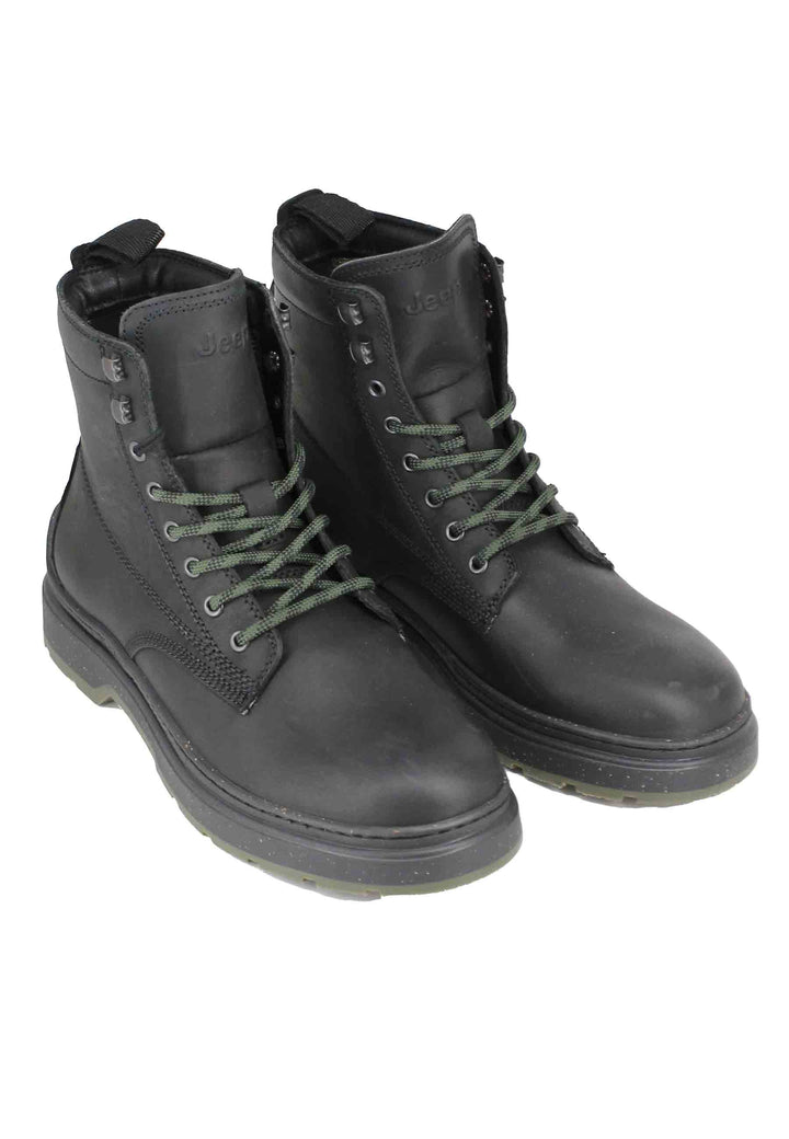 Spatarella Stivaletti anfibi uomo in pelle vintage nera Red Rock Boot Offerte esclusive