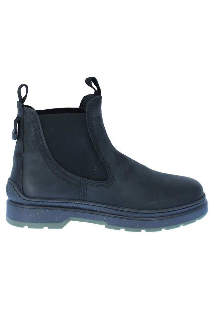 Spatarella Stivaletti beatles uomo Red Rock in pelle nera con fondo gomma carrarmato Lightning offer