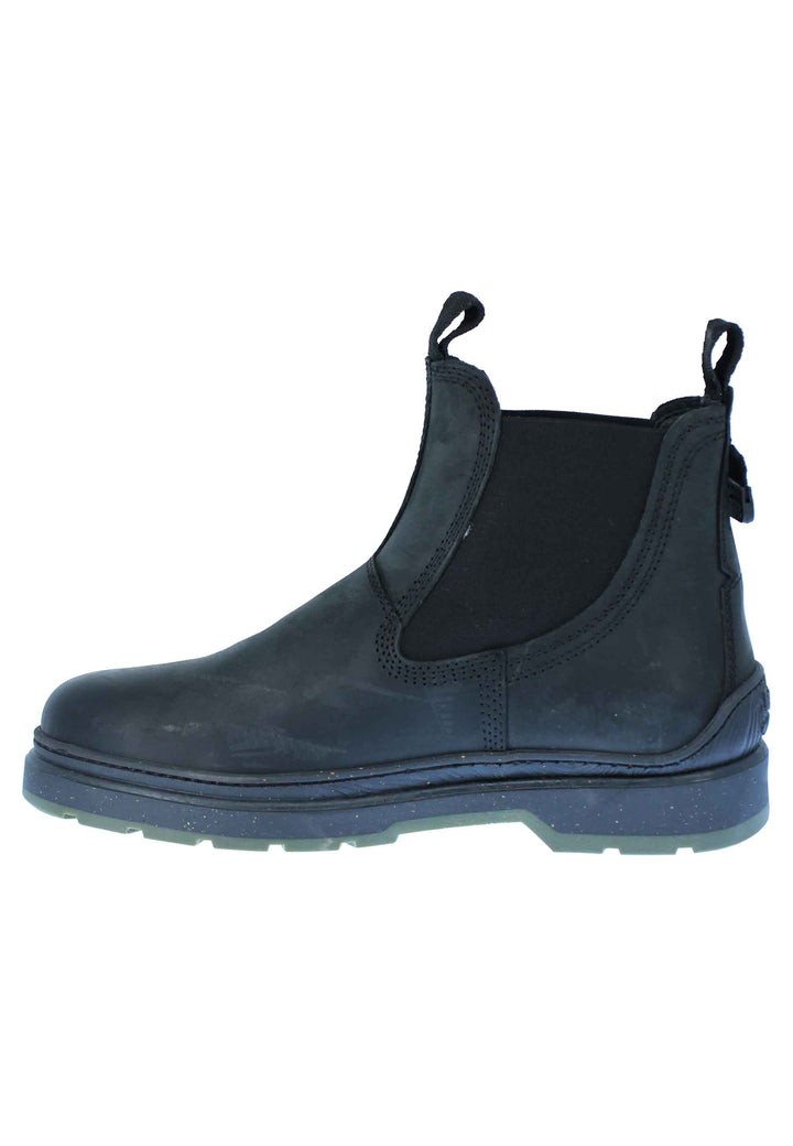 Spatarella Stivaletti beatles uomo Red Rock in pelle nera con fondo gomma carrarmato Lightning offer
