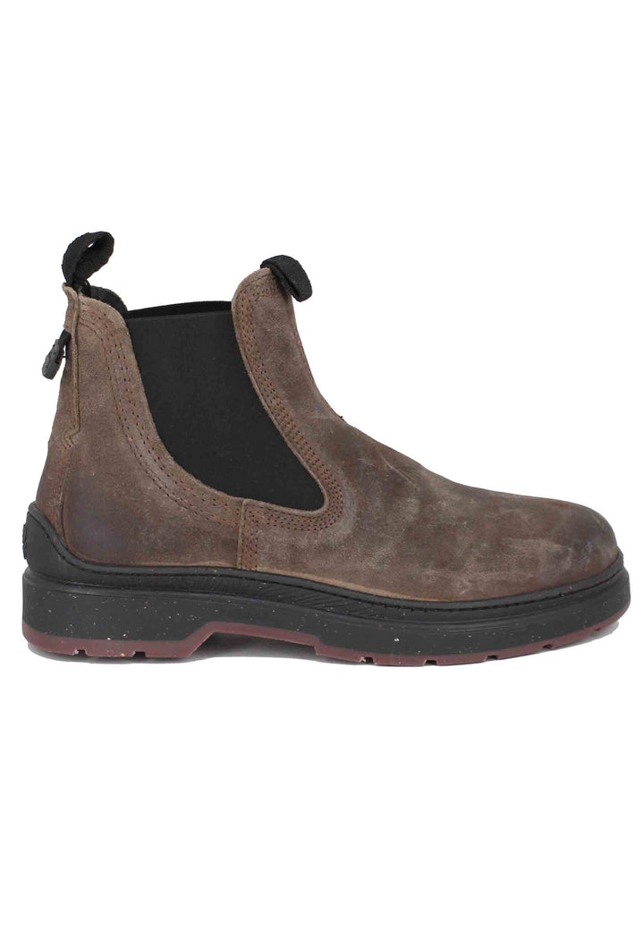 Spatarella Stivaletti chelsea boot uomo in camoscio vintage taupe Red Rock Suede Grandi sconti