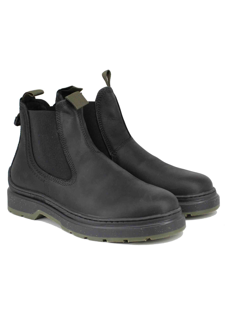 Spatarella Stivaletti chelsea boot uomo in pelle vintage nera Red Rock Nuovi prodotti