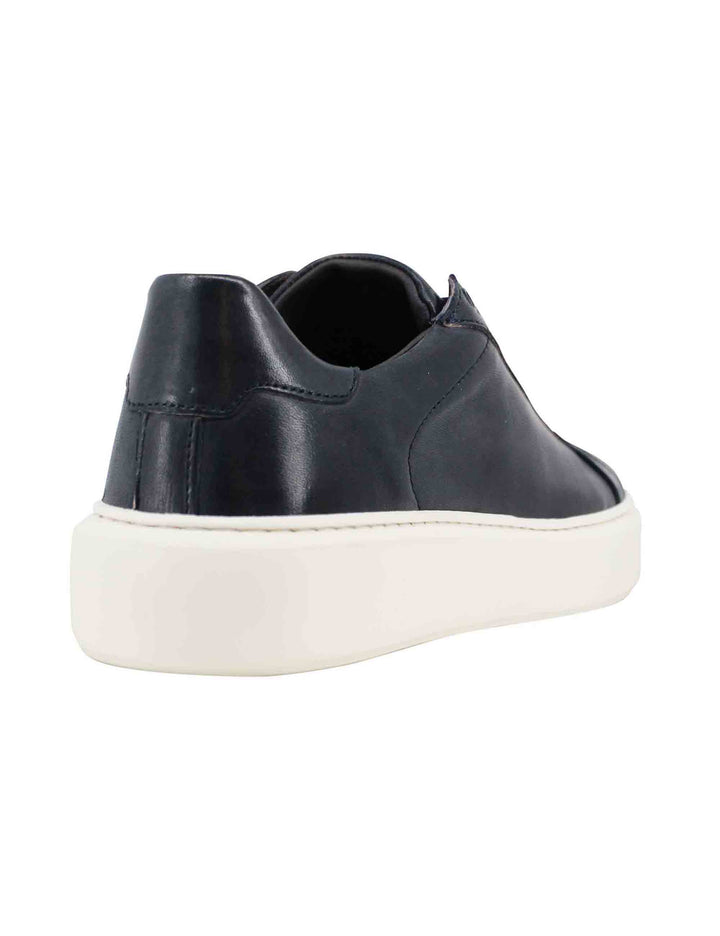 Spatarella Sneakers uomo in pelle blu con suola alta ulta light Sostegno trimestrale