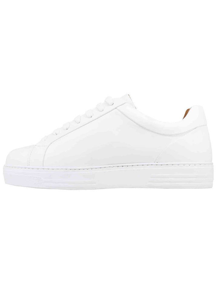 Spatarella Sneakers uomo in pelle bianca con suola alta in gomma extra light Discount Store per i nuovi prodotti
