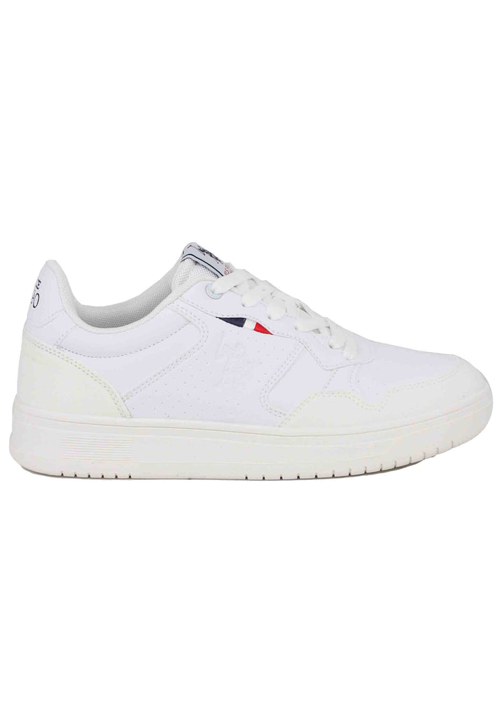 Spatarella Sneakers uomo in eco pelle vintage bianco Solo un giorno rimasto