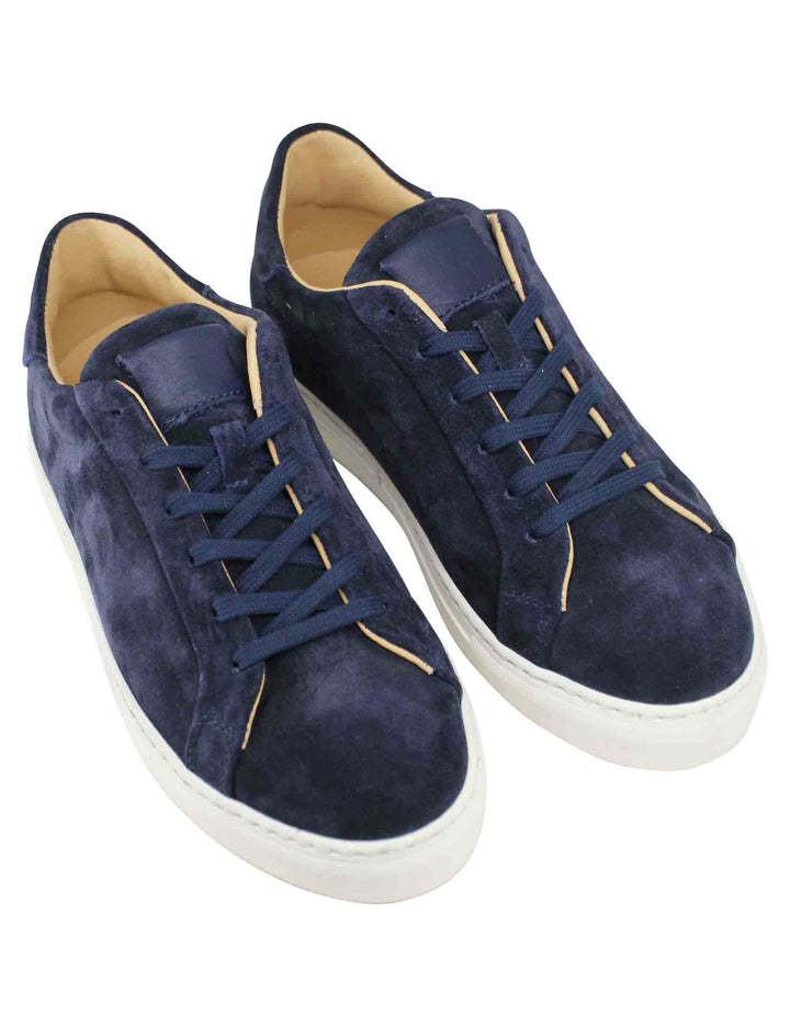 Spatarella Sneakers uomo in camoscio blu 50% di sconto con spedizione gratuita