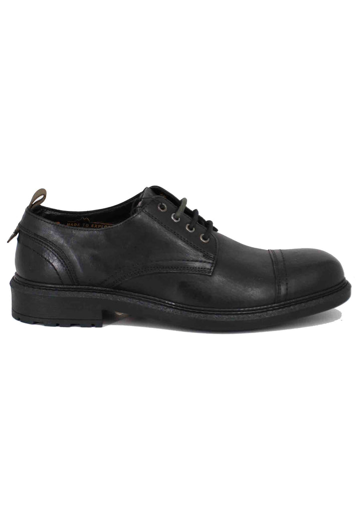Spatarella Stringate uomo in pelle nera Maywood Shopping Online