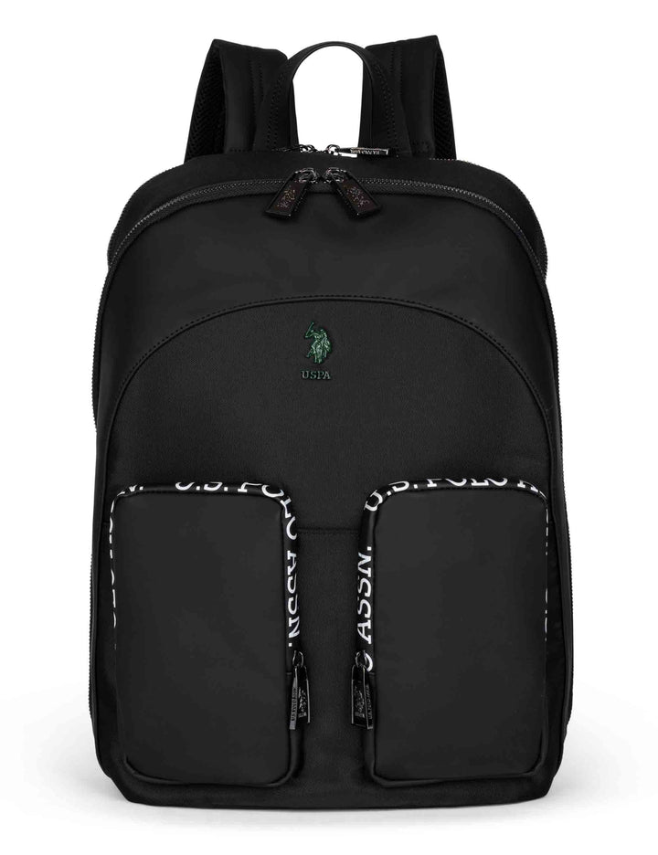 Spatarella Zaini uomo Oliver in nylon nero In Saldo
