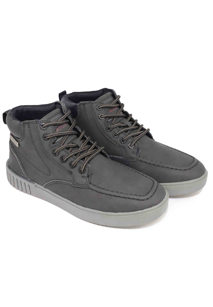 Spatarella Stivaletti stringati uomo in eco pelle nero Black Friday