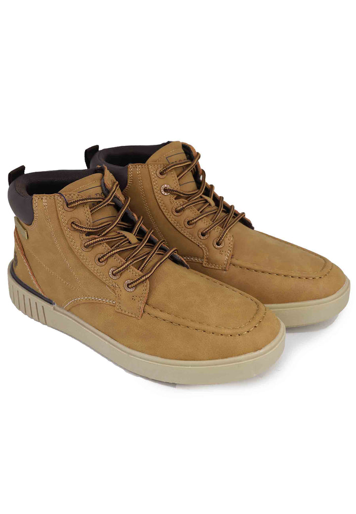Spatarella Stivaletti stringati uomo in eco pelle cuoio Cyber Monday