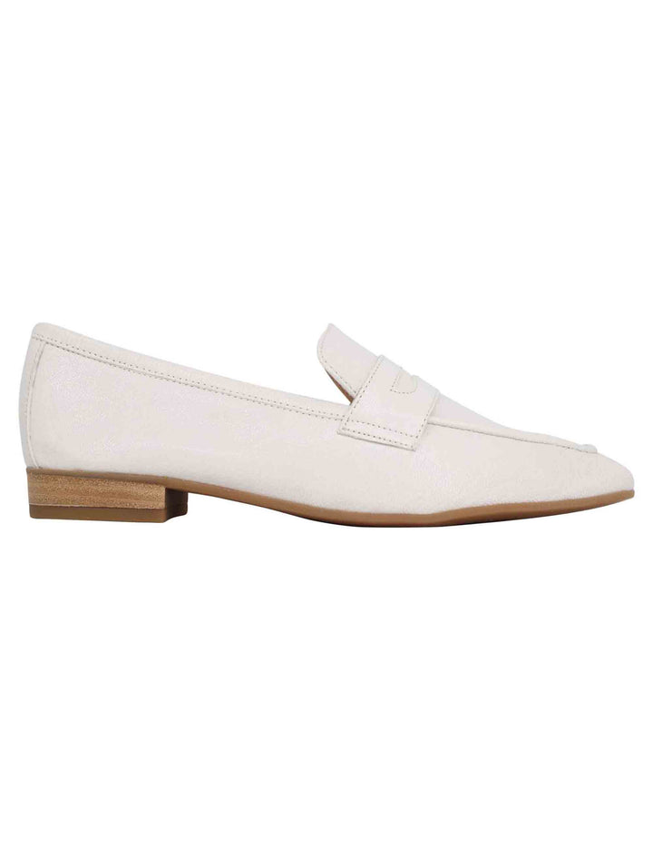 Spatarella Mocassini donna in pelle sfoderata avorio