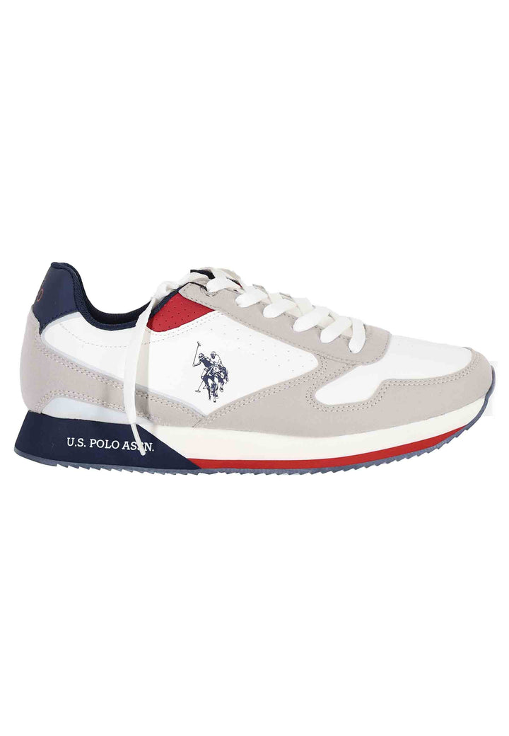 Spatarella Sneakers uomo in tessuto bianco 2025