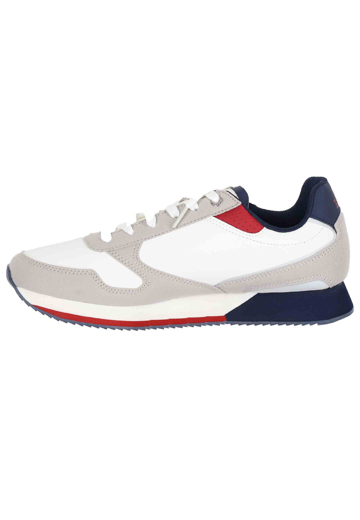 Spatarella Sneakers uomo in tessuto bianco 2025