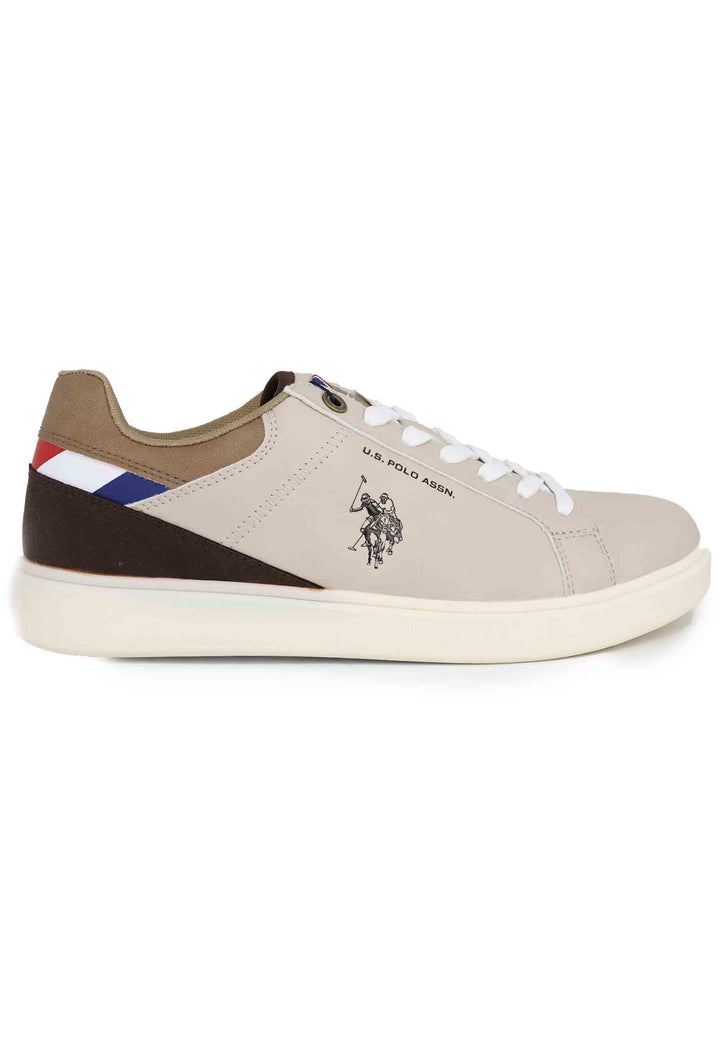Spatarella Sneakers uomo in eco pelle taupe In Linea