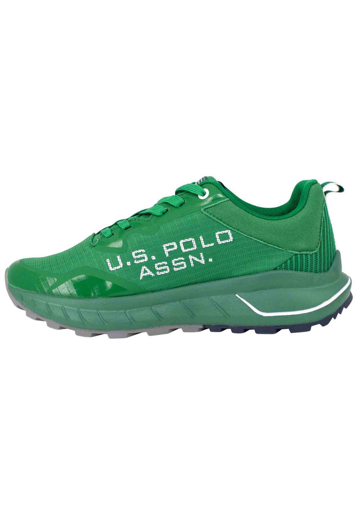 Spatarella Sneakers uomo in camoscio e tessuto verde Qualità Garantita
