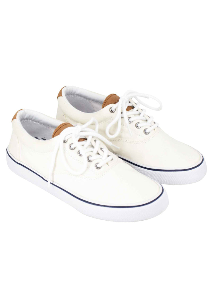 Spatarella Sneakers uomo Top Sider in canvas bianco Latest stili