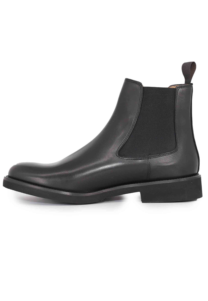 Spatarella Stivaletti chelsea boot uomo in pelle nera con suola ultra leggera Limitato a 3 giorni