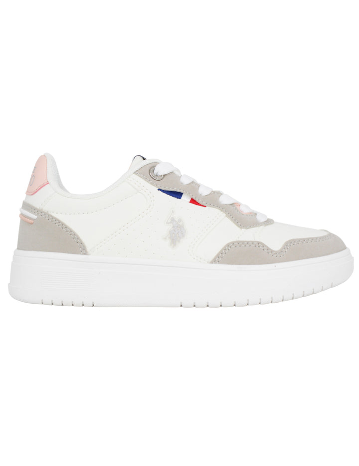 Spatarella Sneakers donna in eco pelle vintage beige Italia