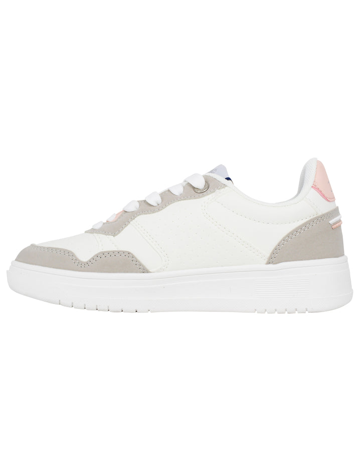 Spatarella Sneakers donna in eco pelle vintage beige Italia