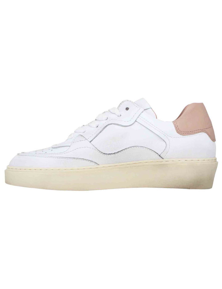 Spatarella Sneakers donna in pelle bianca Negozi Online