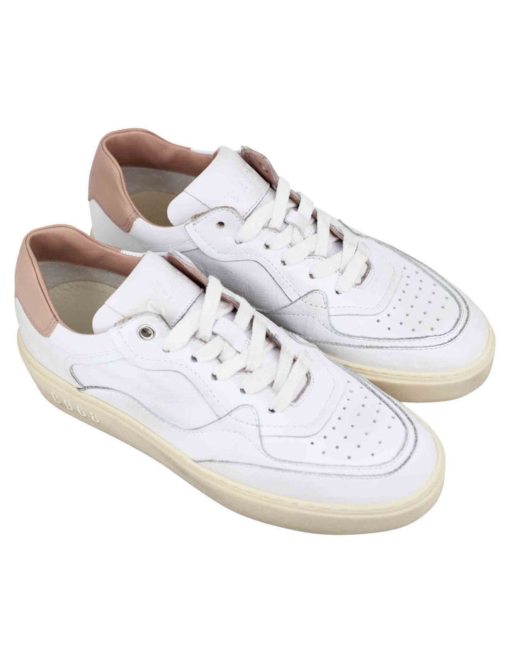 Spatarella Sneakers donna in pelle bianca Negozi Online
