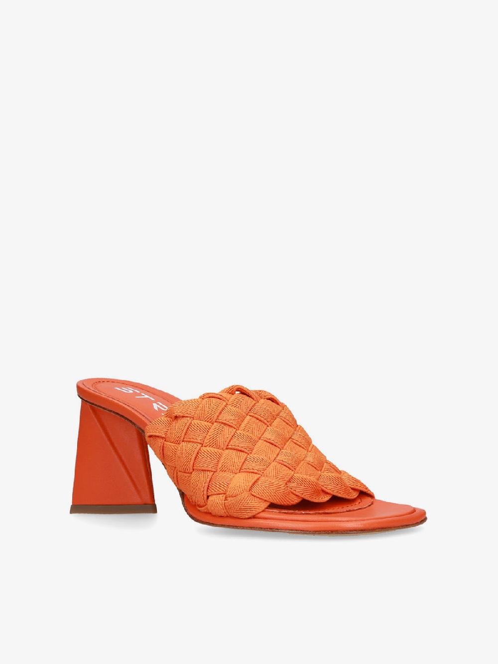 Strategia Sandalo Mules Arancione Hotsell