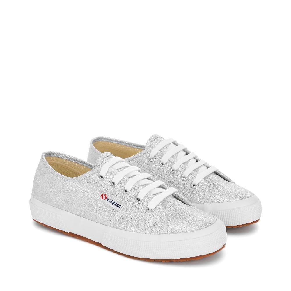 Superga 2750-LAMEWGREY SILVER Vendita Calda