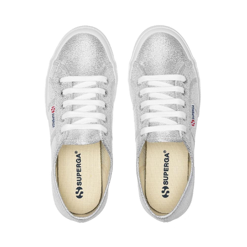 Superga 2750-LAMEWGREY SILVER Vendita Calda