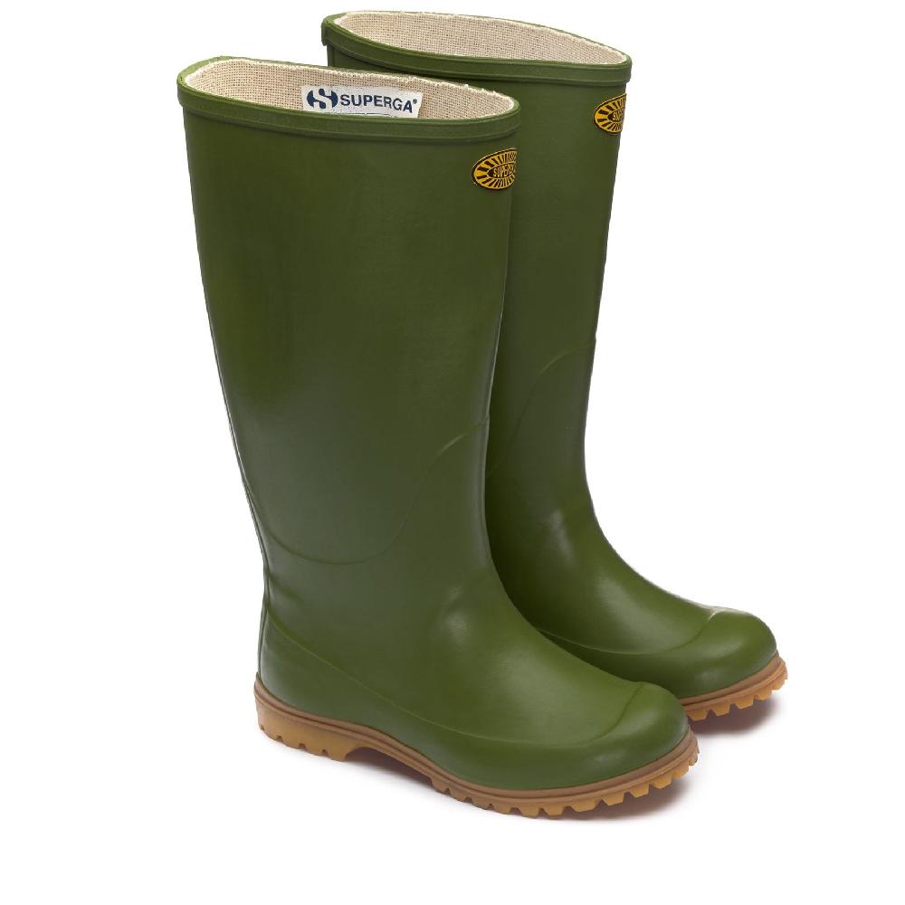 Superga 7324-GINOCCHIO ALPINAOLIVE Qualità Garantita