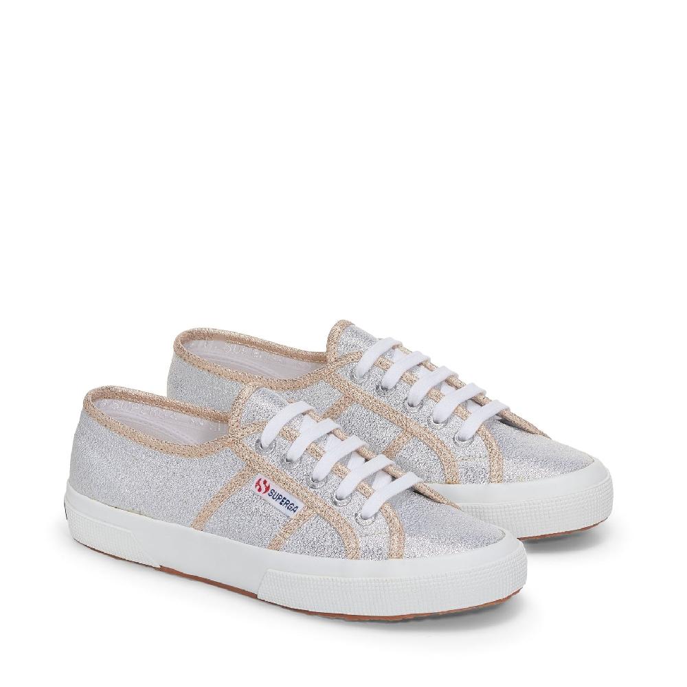 Superga 2750-LAMEWGREY SILVER-GOLD Fino Al -60%