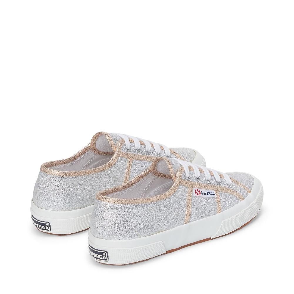 Superga 2750-LAMEWGREY SILVER-GOLD Fino Al -60%
