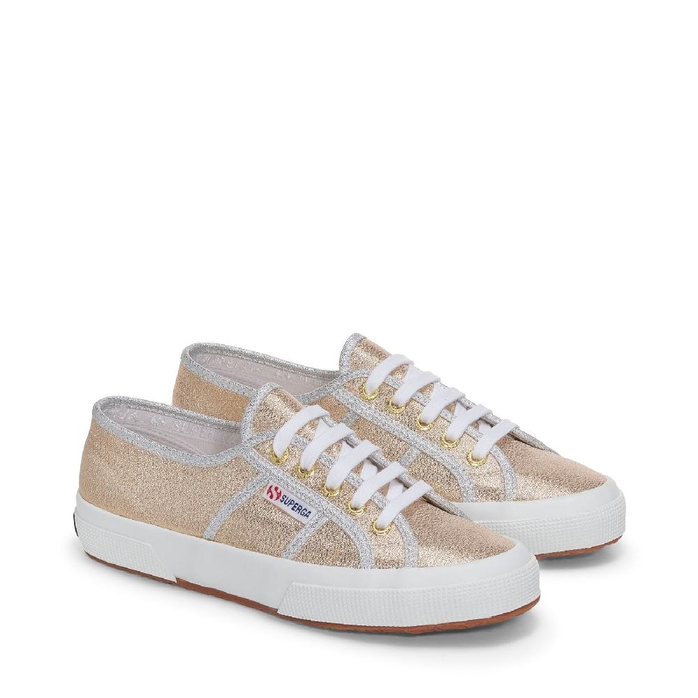 Superga 2750-LAMEWGOLD-GREY SILVER Shopping Online