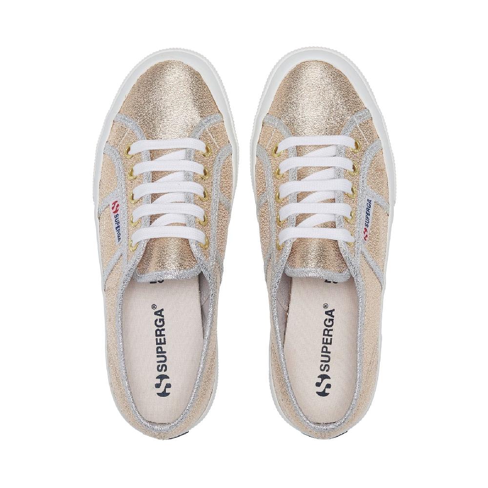 Superga 2750-LAMEWGOLD-GREY SILVER Shopping Online