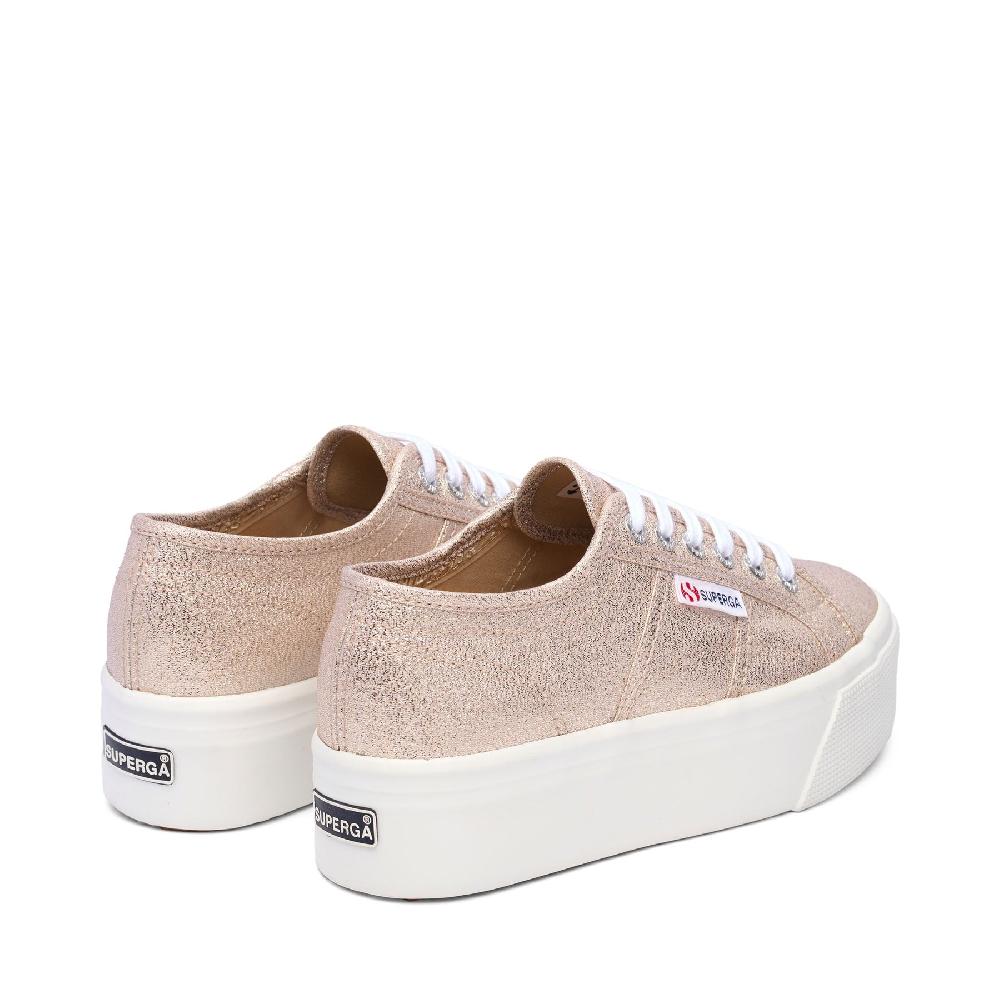 Superga 2790 PLATFORM LAMEPALE GOLD Saldi