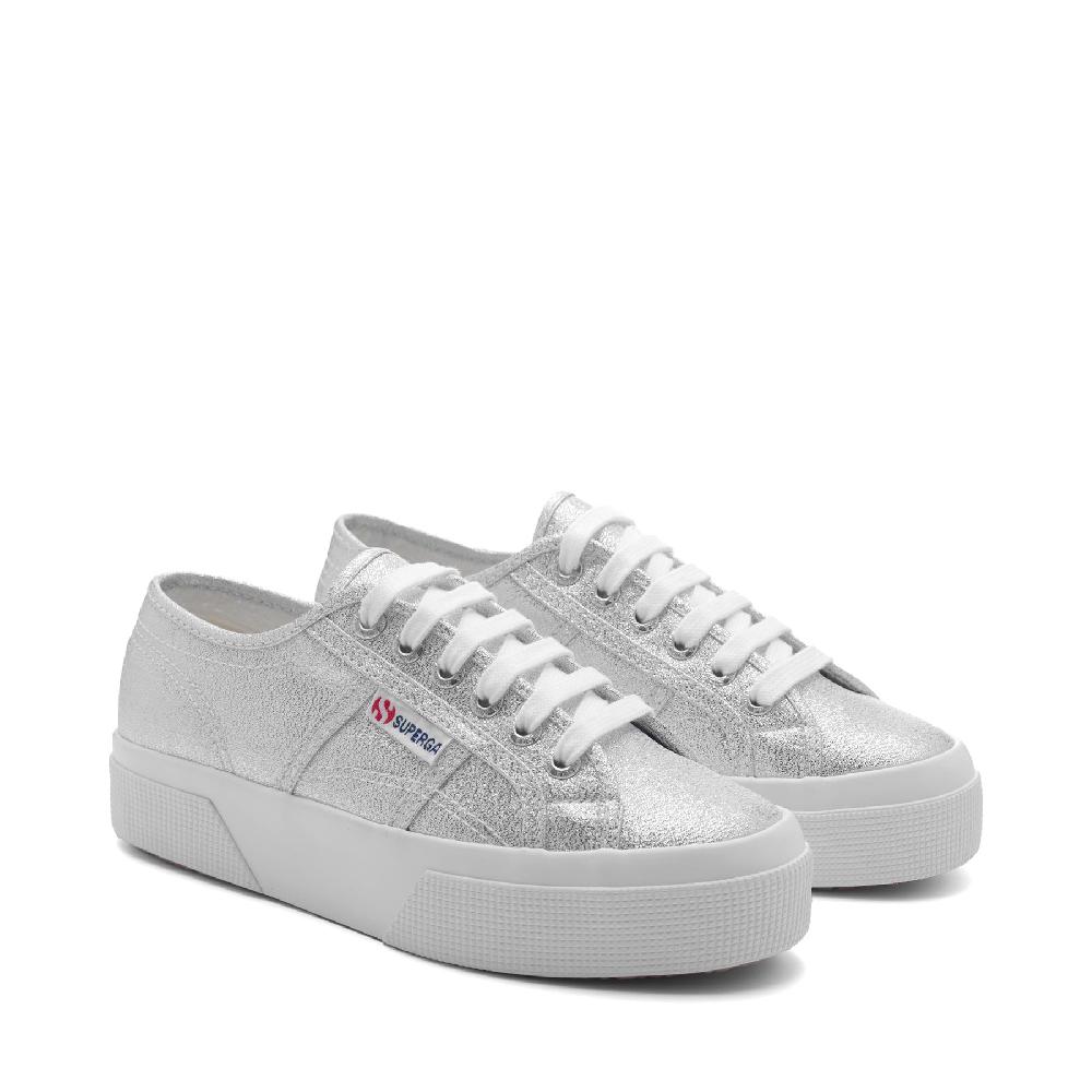 Superga 2740 PLATFORM LAMEGREY SILVER Offerte