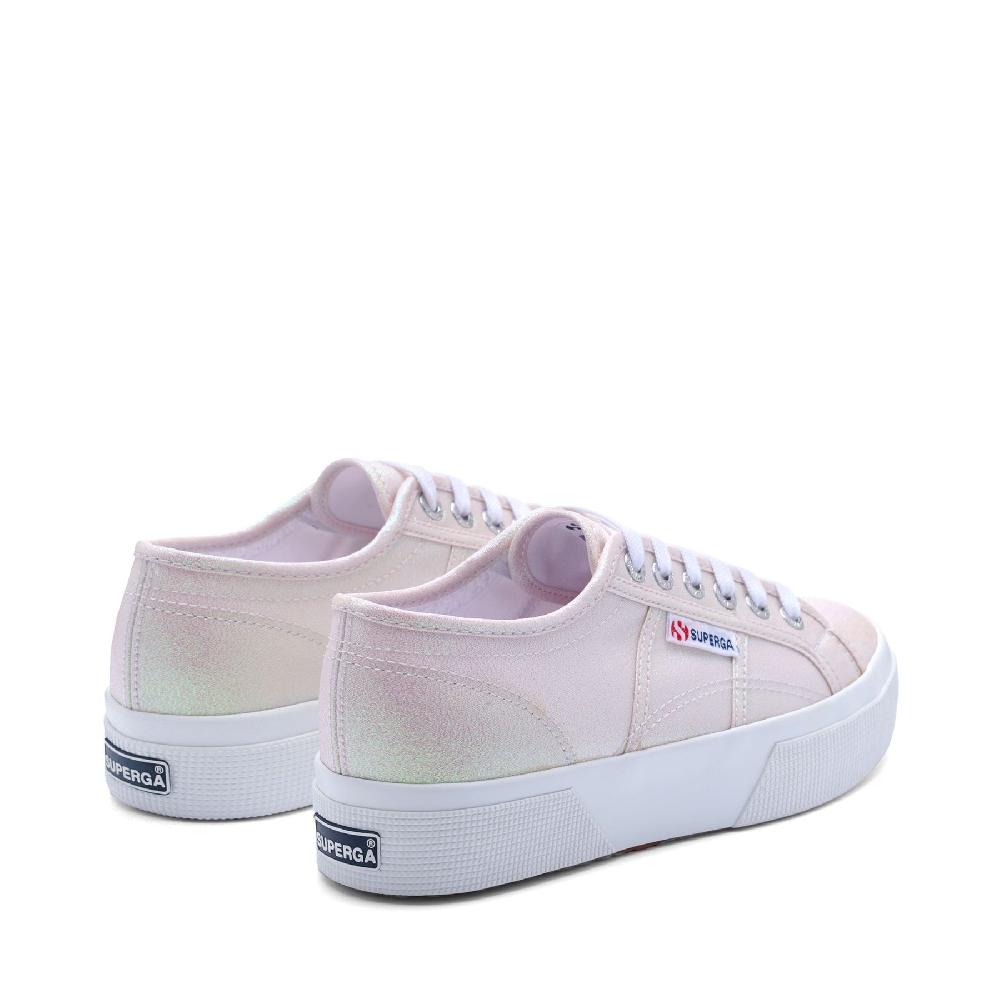 Superga 2740 PLATFORM LAMEBEIGE LT IRIDESCENT Vendita Calda