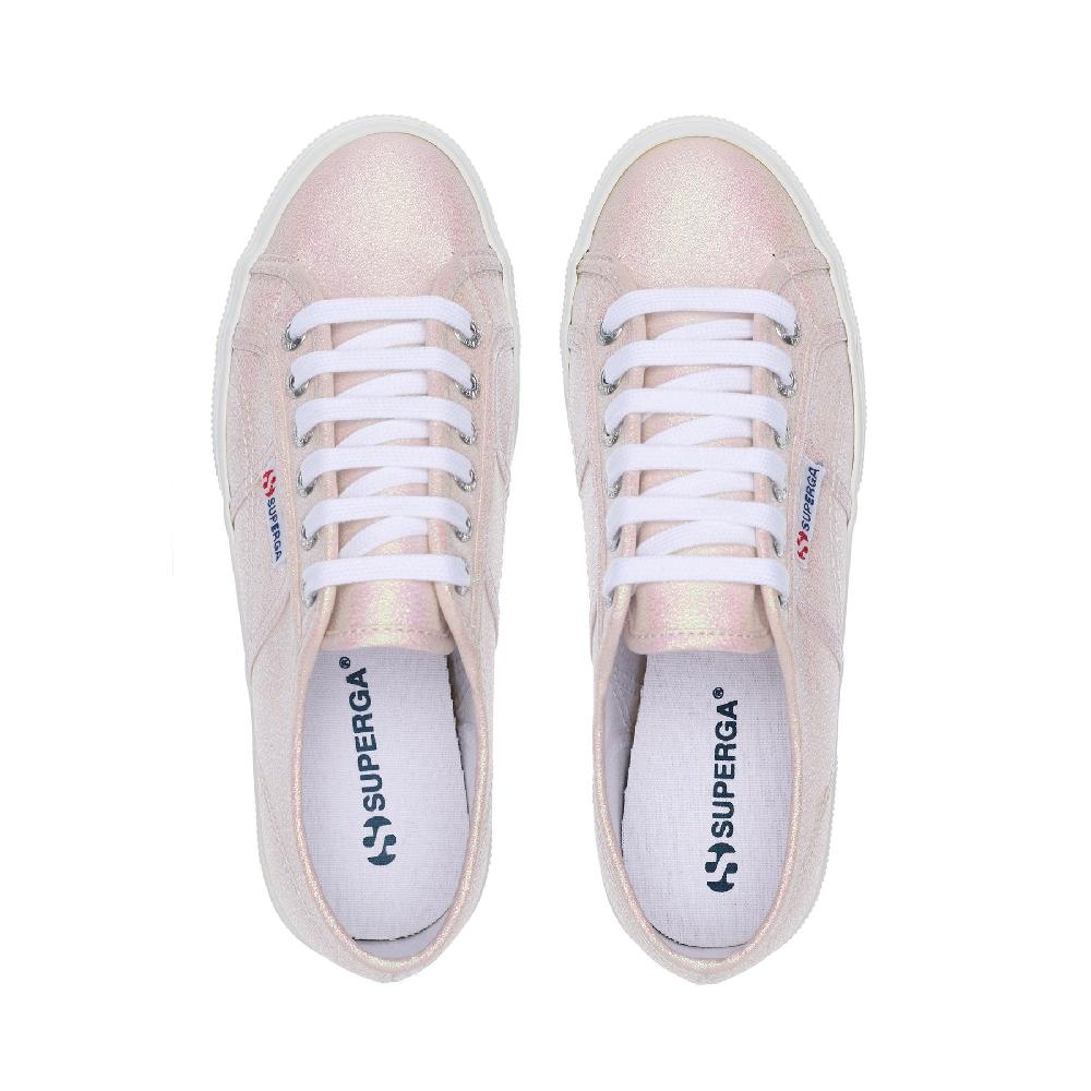 Superga 2740 PLATFORM LAMEBEIGE LT IRIDESCENT Vendita Calda